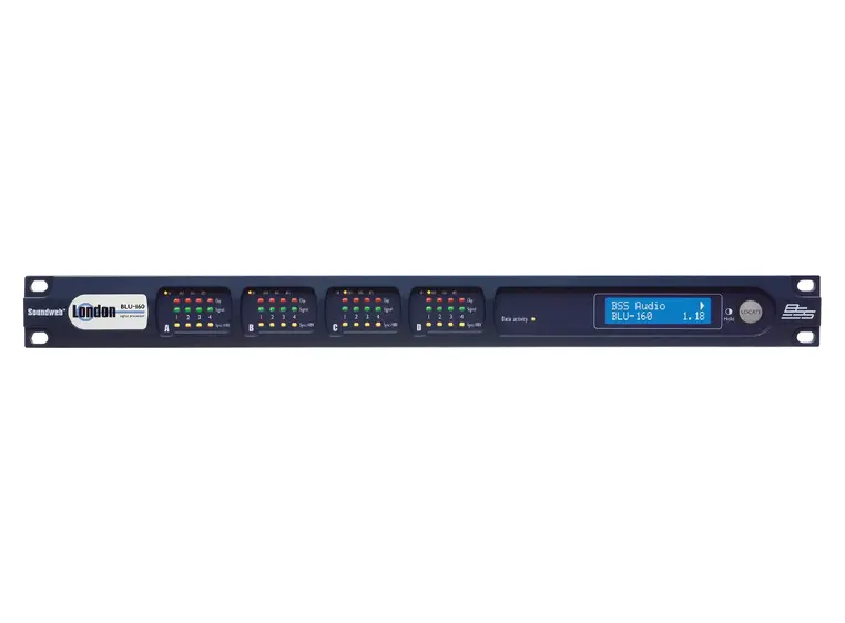 BSS Soundweb London prosessor m/ 4xDSP og BLU-LINK 